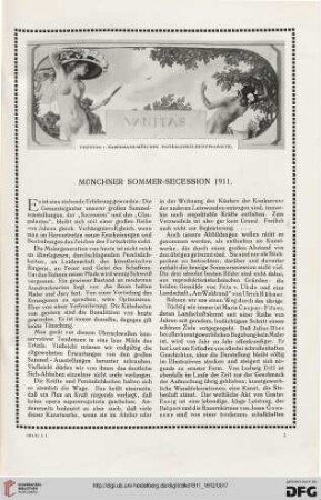 Münchner Sommer-Secession 1911