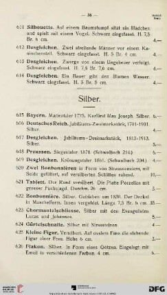Silber (Nr. 615-626)