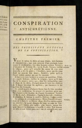 1-214, Conspiration Antichretienne