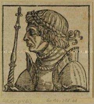 Karl der Kühne, Herzog von Burgund (Bezug: Schlacht bei Nancy 1477) - aus Stumpff/Schweizer Chronik