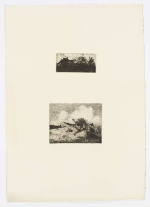 Landschaft mit Bauernpaar