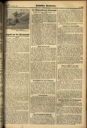 Zweite Ausgabe vom Freitag, den 14. Oktober 1938.