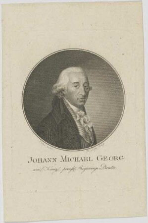 Bildnis des Johann Michael Georg