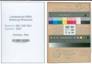 Entnazifizierung Karl Homann , geb. 05.02.1913 (Amtsgerichtsrat)