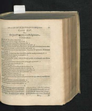 Caput XIV. De Iure Principis circa Religionem.