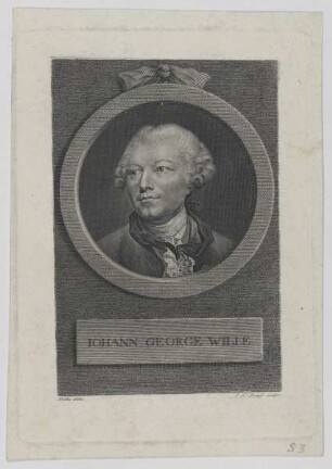 Bildnis des Iohann George Wille