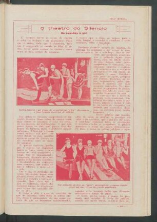O teatro do Silêncio : Do cow-boy a girl
