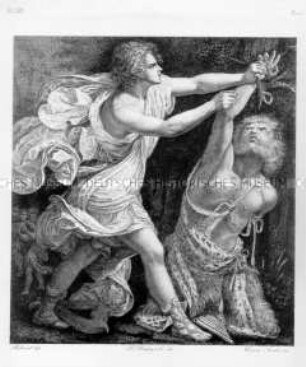 Apoll häutet den Satyr Marsyas