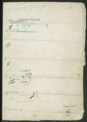 Faszikel 1: zu S. 1-54 der Reinschrift