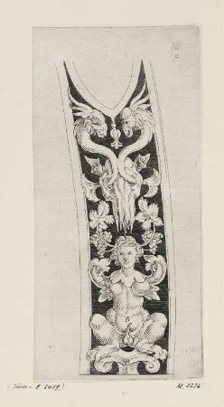 Arabeske zu einem Säbel, Blatt 7 der Folge "Ornamente"