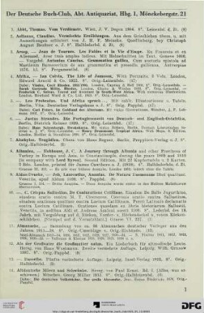 Auktionate (Nr. 1-805)