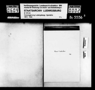 Kommunsachen: Prozeßsachen, Oberämter Böblingen - Weinsberg (unvollständig)