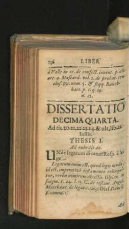 Dissertatio Decima Quarta.