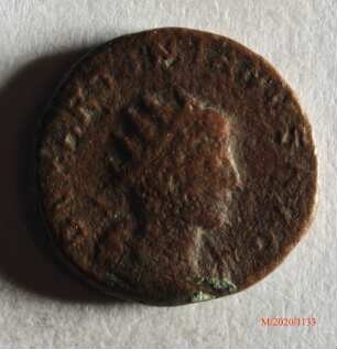 Römische Münze, Nominal Antoninian oder Follis, Prägeherr Martinianus, Prägeort nicht bestimmbar, Fälschung