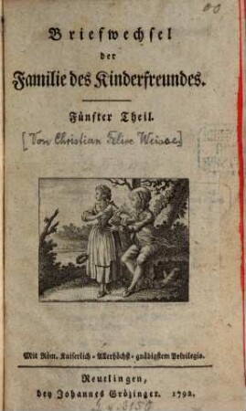 Briefwechsel der Familie des Kinderfreundes, 5