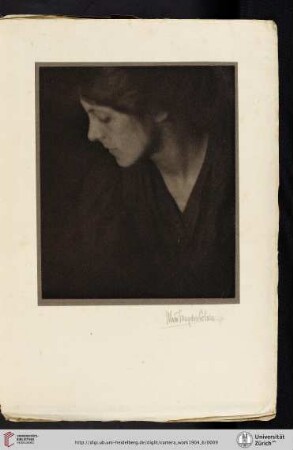 [Alvin Langdon Coburn, II. A Portrait Study, photogravure]