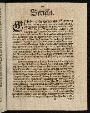 17-24, Bericht