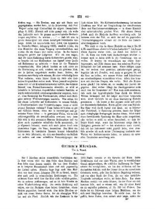 Grimm's Märchen : (Fortsetzung)