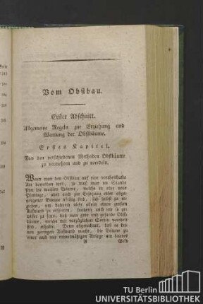 Erstes Kapitel. Von den verschiedenen Methoden Obstbäume zu vermehren und zu veredeln.