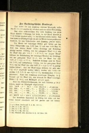 Zur Handelsgeschichte Hamburgs.