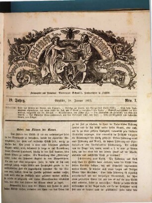 Bienen-Zeitung : Organ des Vereins der deutschen, österreichischen u. ungarischen Bienenwirte. 19. 1863