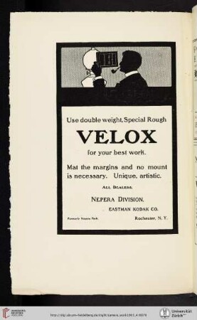 Nepera Division, Eastman Kodak Co. [Velox Paper]