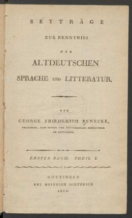 Hälfte 1: Minnelieder : Ergänzung Der Sammlung Von Minnesingern