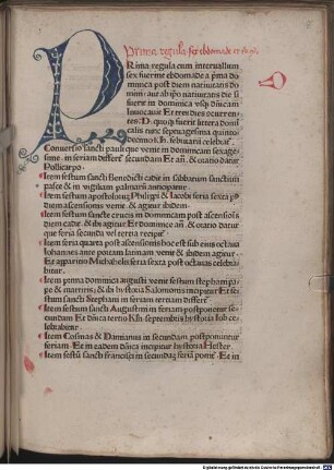 Breviarium Constantiense : [1-10]. [2], Rubrica generalis