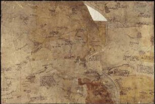 Bl. 249: Gegend nördlich von Meißen, 1:13 333, 1586-1634 : Ur-Öder Bl. 249 : Gegend um Nieschütz