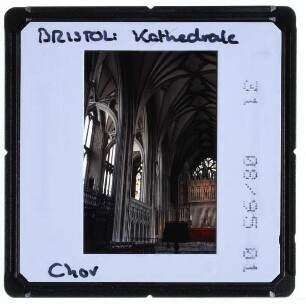 Bristol, Kathedrale : Innenansicht, Chor