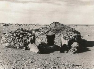 Ghat, Libyen. Tukul, Behausung einer Tuaregfamilie