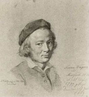 Bildnis: Simon Wagner (1799-1829, Maler)