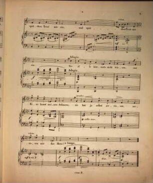 6 Lieder : für Tenor mit Pianoforte-Begl. ; [op. 2]. 2. Und wüßten's die Blumen : Heine. - 3 S.