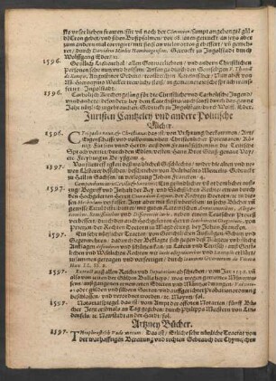 Juristen Cantzeley und andere Politische Bücher.