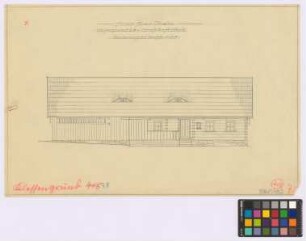 Johannisberg ([Landkreis Habelschwerdt]): Haus Alois Oballa, Klessengrund 20. Haupthaus (Seiten-Ansicht)