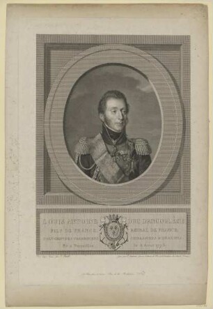 Bildnis des Louis Antoine d' Angoulême