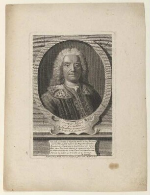 Bildnis des Prosper Jolyot de Crebillon