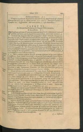 Caput VI. De Monarchia Persarum, & Regum illius numero, & successione.