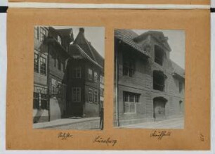 Brauerei Salzstraße, Lüneburg. Kaufhaus, Lüneburg: Ansichten (aus: Skizzen- und Fotoalbum 25)