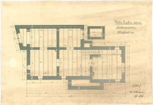 Billing, Hermann; Karlsruhe, Jahnstr. 24; Haus Lieber - Grundriss Keller