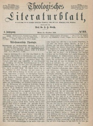 809-817 Alttestamentliche Theologie