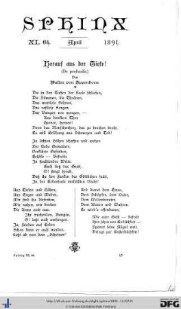 Heft 4 April 1891