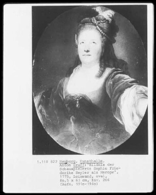 Bildnis der Schauspielerin Sophie Friederike Seyler (1738-1789) als Merope