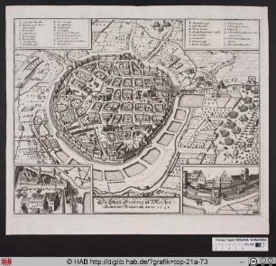 Die Stadt Freyberg in Meissen sampt der Belagerung Anno 1643.