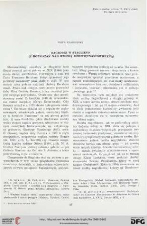 24: Nagrobki w Staglieno : (Z rozważnań nad rzeźbą dziewiętnastowieczną)