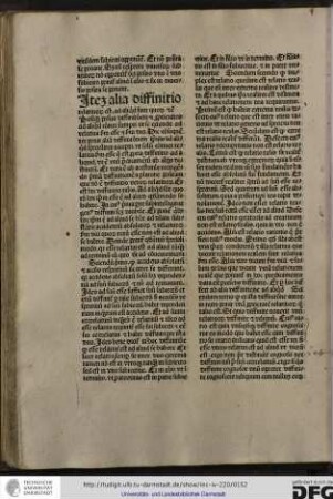 Item alia diffinitio relativorum est ad aliquod sunt quorum etc.