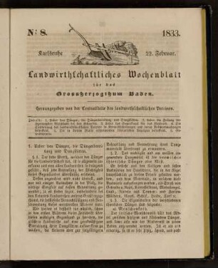 No 8. 22. Februar. 1833