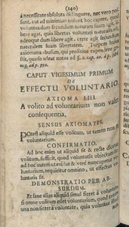 Caput Vigesimum Primum De Effectu Voluntario.