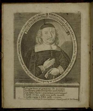 Portr. des Hieronymus Kromayerus