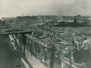 Talsperre Muldenberg bei Grünbach im Vogtland, Deutschland, 1923